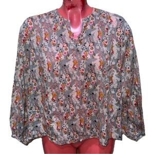 Notshy French cottage elegant blouse small